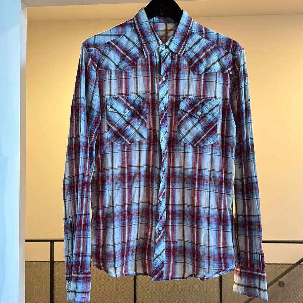 Vintage Western Plaid Shirt